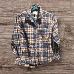 Women’s Universal Thread relaxed Fit multi color flannel size Medium